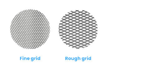 MM Mill 500 MED interchangeable 3mm grids for medium and coarser particules